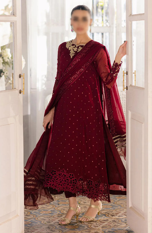 Azure Ensembles Festive 3 PCS Eid Drop 1 - ES 50 Garnet Glam
