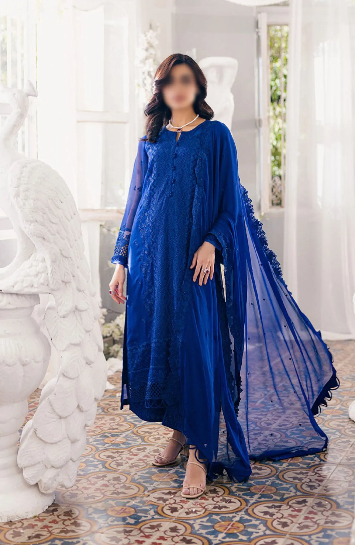 Azure Ensembles Festive 3 PCS Eid Drop 1 - ES 52 Iris Charm