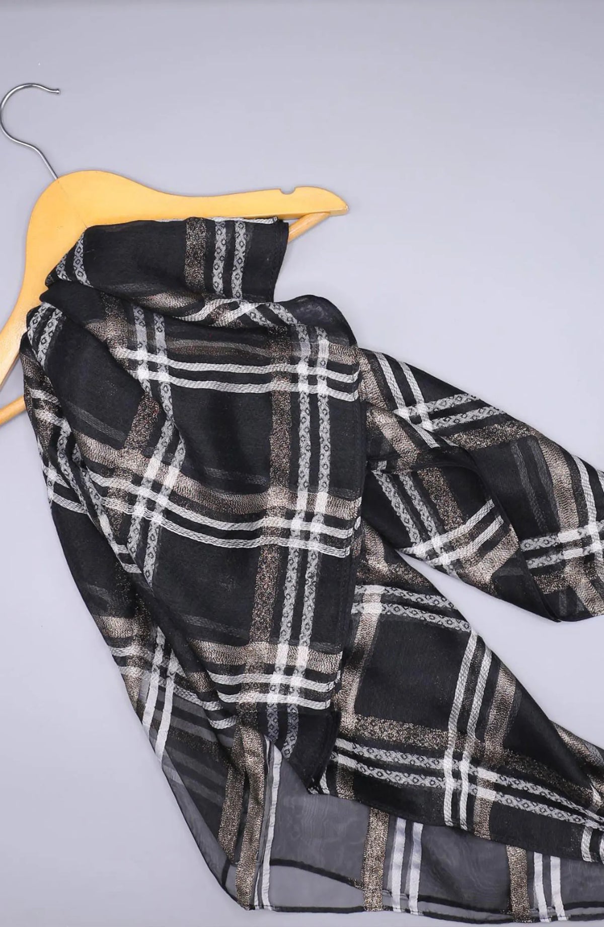 Evening Wraps Zari Net Collection 2024 - EWZN 03