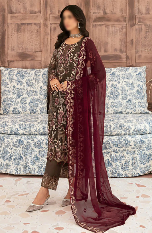 Ramsha Embroidered Chiffon Collection Vol 26 - F-2604