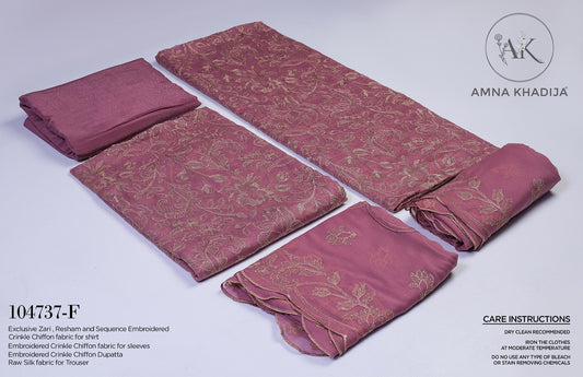 Crinkle Chiffon Collection by Amna Khadija 104737 F