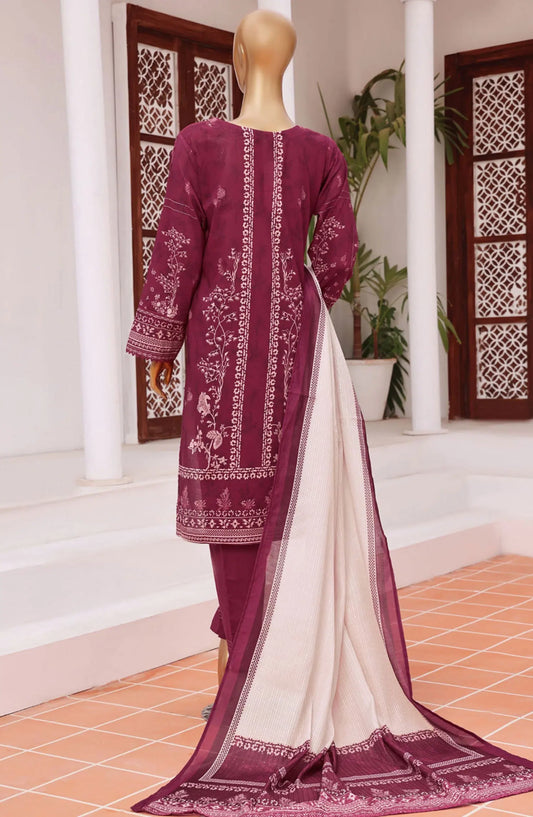 HZ RTW Aashkaar Embroidered Series 2024 - FEL-402-MAGENTA