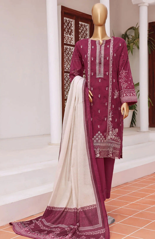 HZ RTW Aashkaar Embroidered Series 2024 - FEL-402-MAGENTA