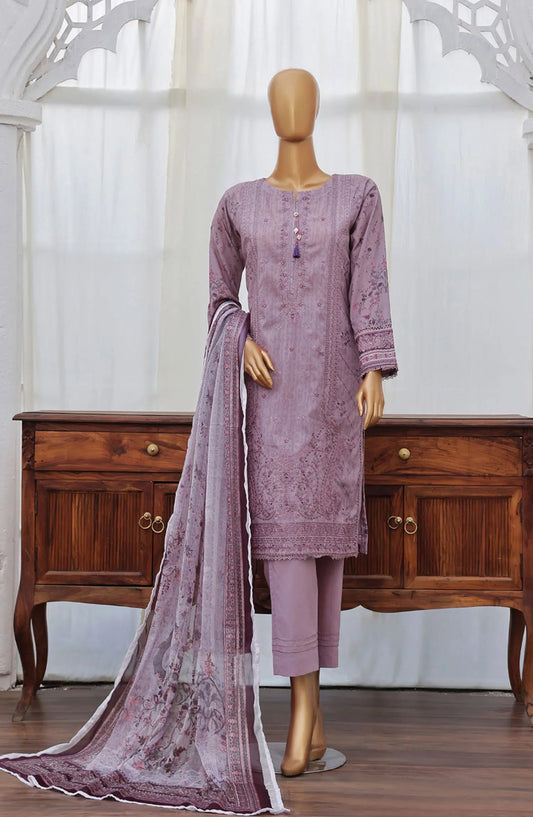 HZ RTW Aashkaar Embroidered Series 2024 - FEL-403-MAUVE