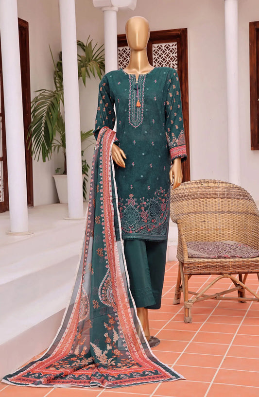 HZ RTW Aashkaar Embroidered Series 2024 - FEL-405-ZINC