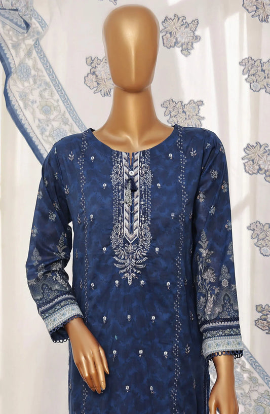 HZ RTW EID EDIT Festive Embroidered Series - FEL-406 BLUE