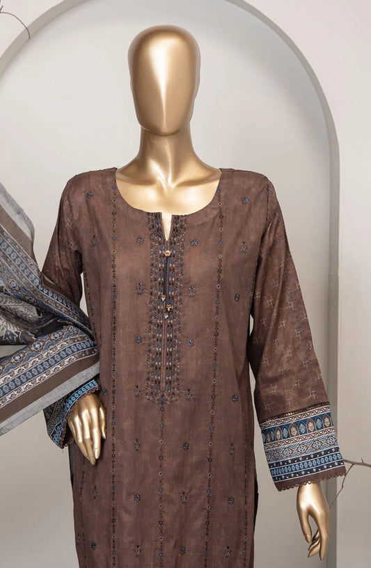 HZ RTW EID EDIT Festive Embroidered Series - FEL-410 BROWN