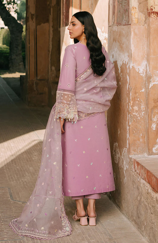 Sarang by Fiona Embroidered Lawn Unstitched 3 Piece Suit - Irisa - FIO25SL - Purple - Summer Collection