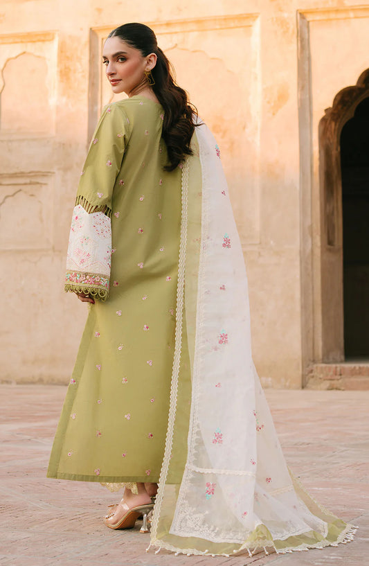 Sarang by Fiona Embroidered Lawn Unstitched 3 Piece Suit - Talia - FIO25SL - Green - Summer Collection