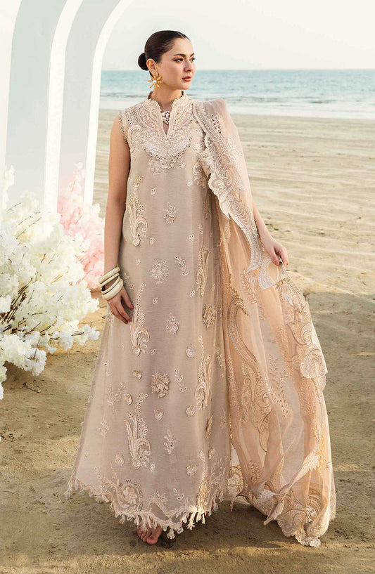 Sahil by Qalamkar Chikankari Jacquard Unstitched 3 Piece - FK 01 Sophia - Q25S - Summer Collection