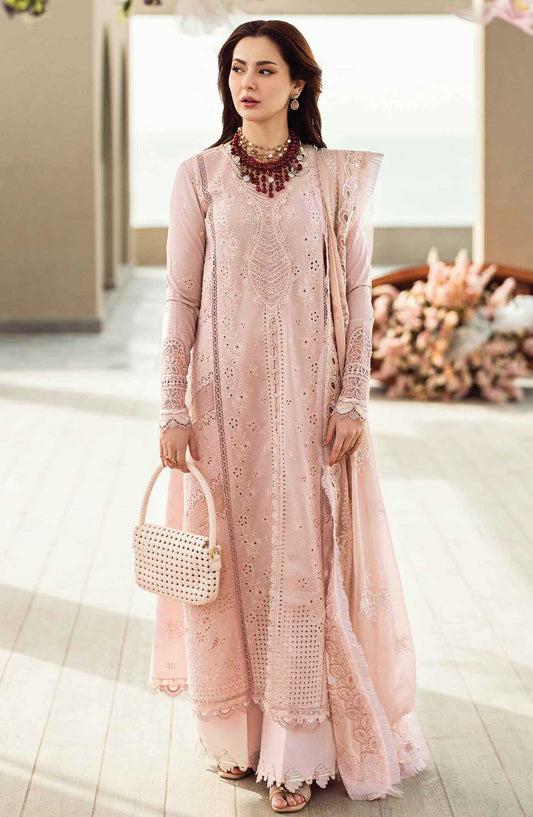 Sahil by Qalamkar Chikankari Lawn Unstitched 3 Piece - FK 10 Zoe - Q25S - Summer Collection