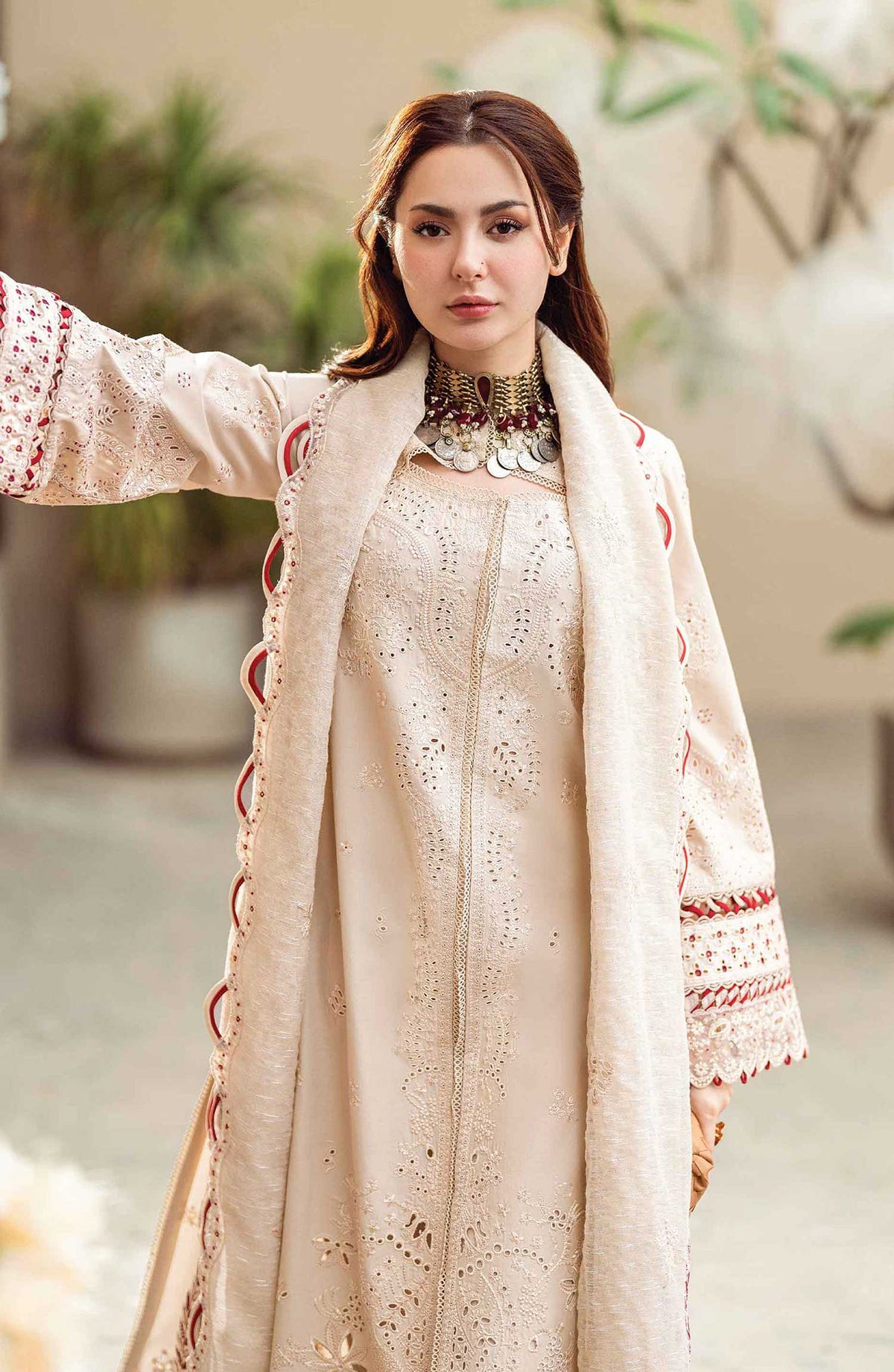 Sahil by Qalamkar Chikankari Lawn Unstitched 3 Piece - FK 16 Anaya - Q25S - Summer Collection