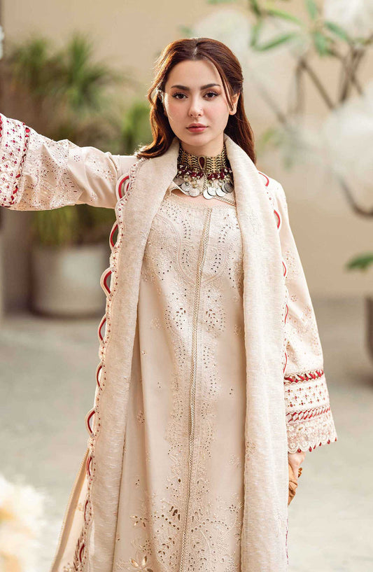 Sahil by Qalamkar Chikankari Lawn Unstitched 3 Piece - FK 16 Anaya - Q25S - Summer Collection