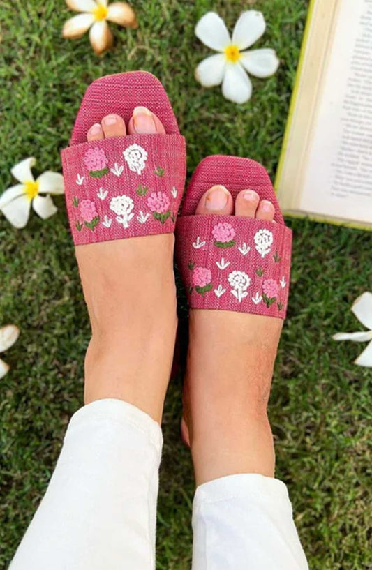 Khussa Darbar Fastive Style Slipper Floret