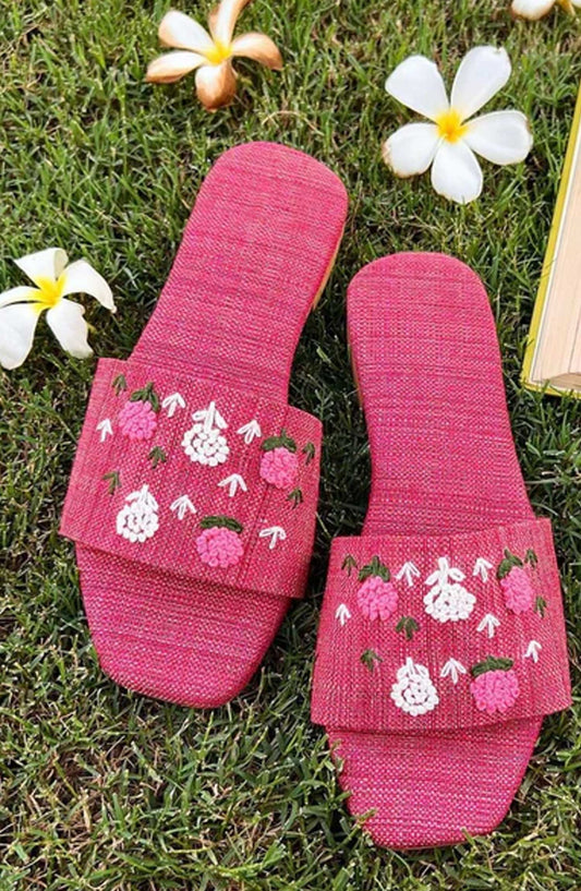 Khussa Darbar Fastive Style Slipper Floret