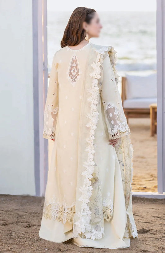 Qalamkar SAHIL KINARE Luxury Lawn Collection 2024 - FP-01 JANA