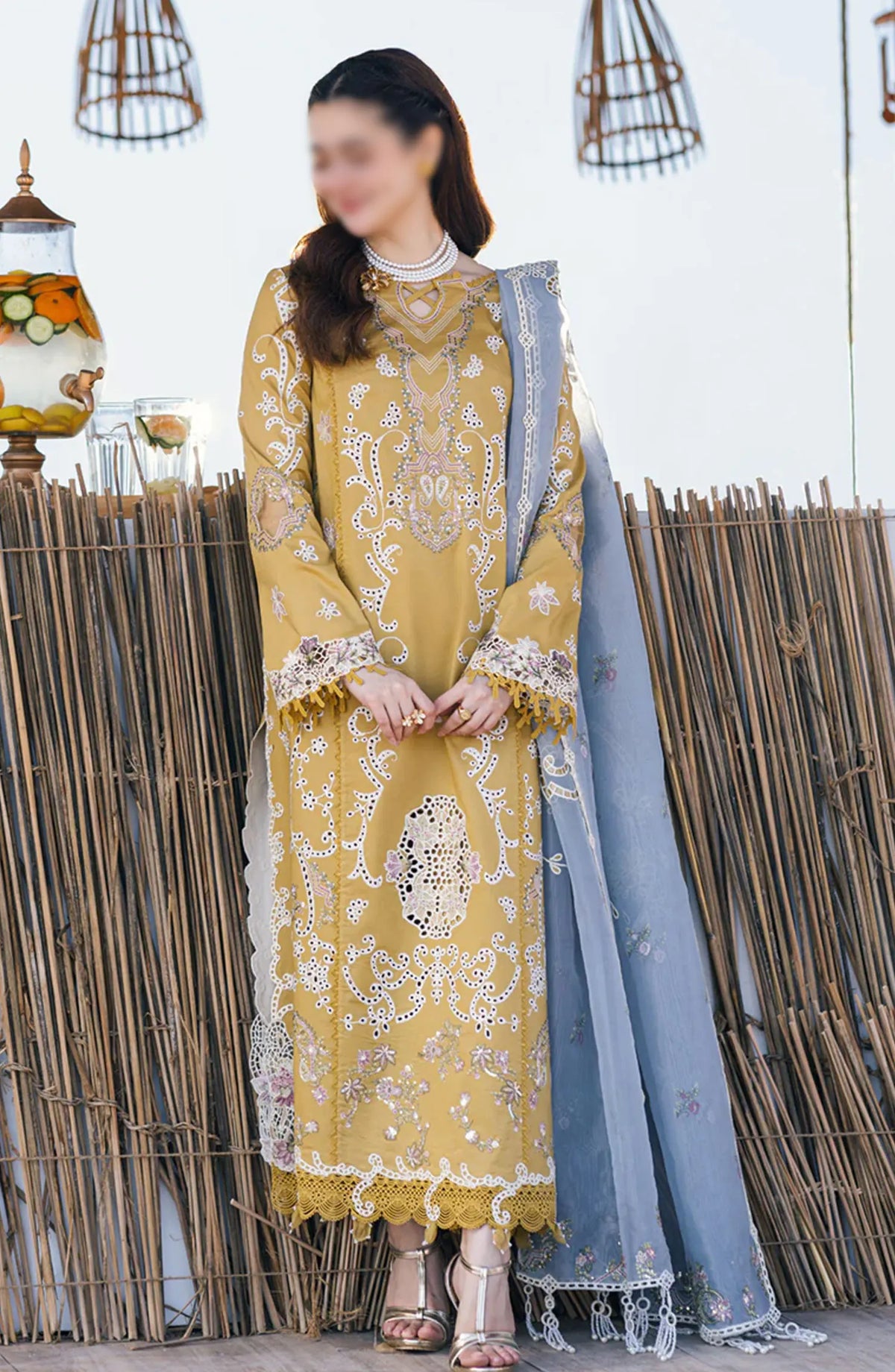 Qalamkar SAHIL KINARE Luxury Lawn Collection 2024 - FP-03 SELMA