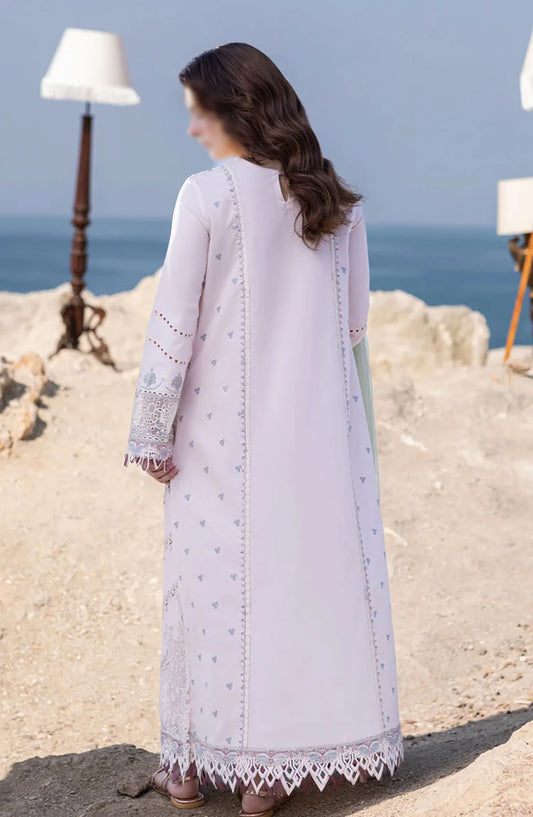 Qalamkar SAHIL KINARE Luxury Lawn Collection 2024 - FP-08 NIA