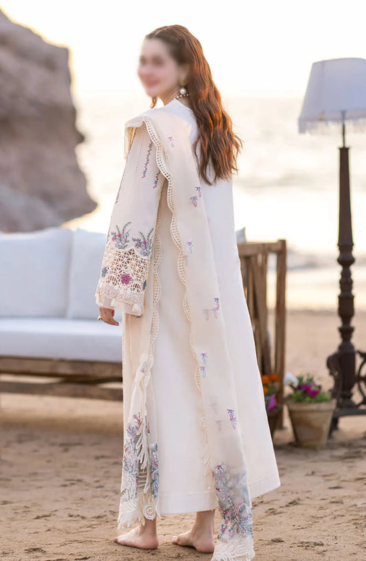 Qalamkar SAHIL KINARE Luxury Lawn Collection 2024 - FP-09 SELIN