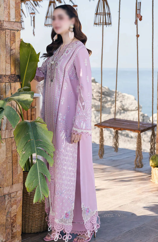 Qalamkar SAHIL KINARE Luxury Lawn Collection 2024 - FP-10 LINA
