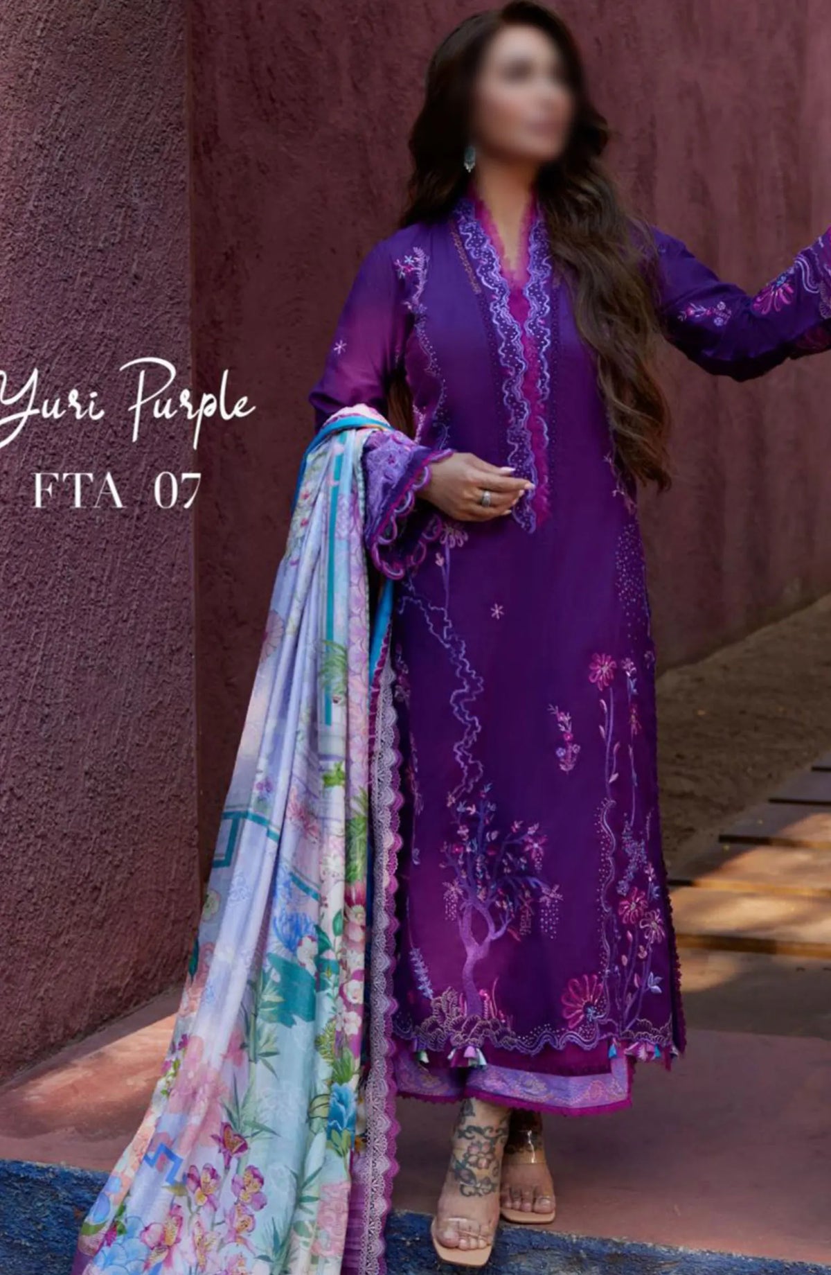 Farah Talib Aziz Suay Luxury Unstitched Collection 2024 - FTA 07