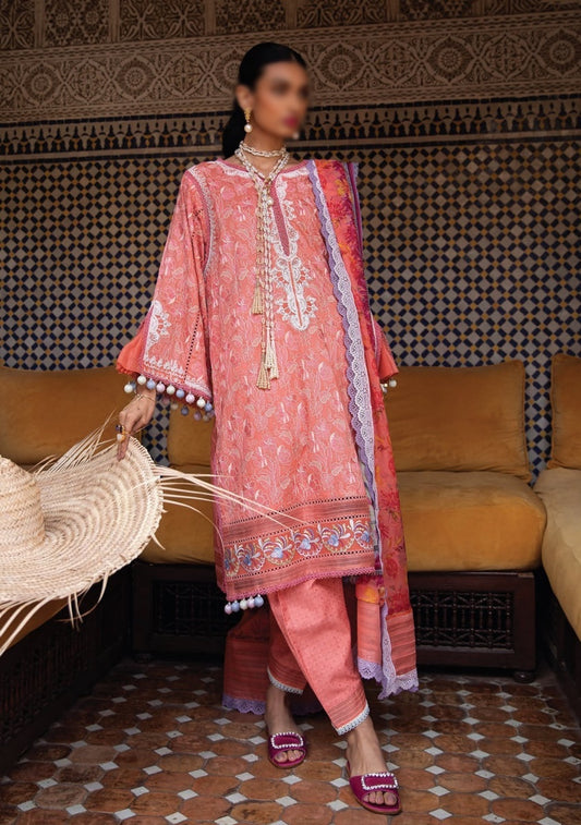 FTA 15 VILLA CORAL Farah Talib Aziz Kesh Luxury Unstitched Lawn 2023