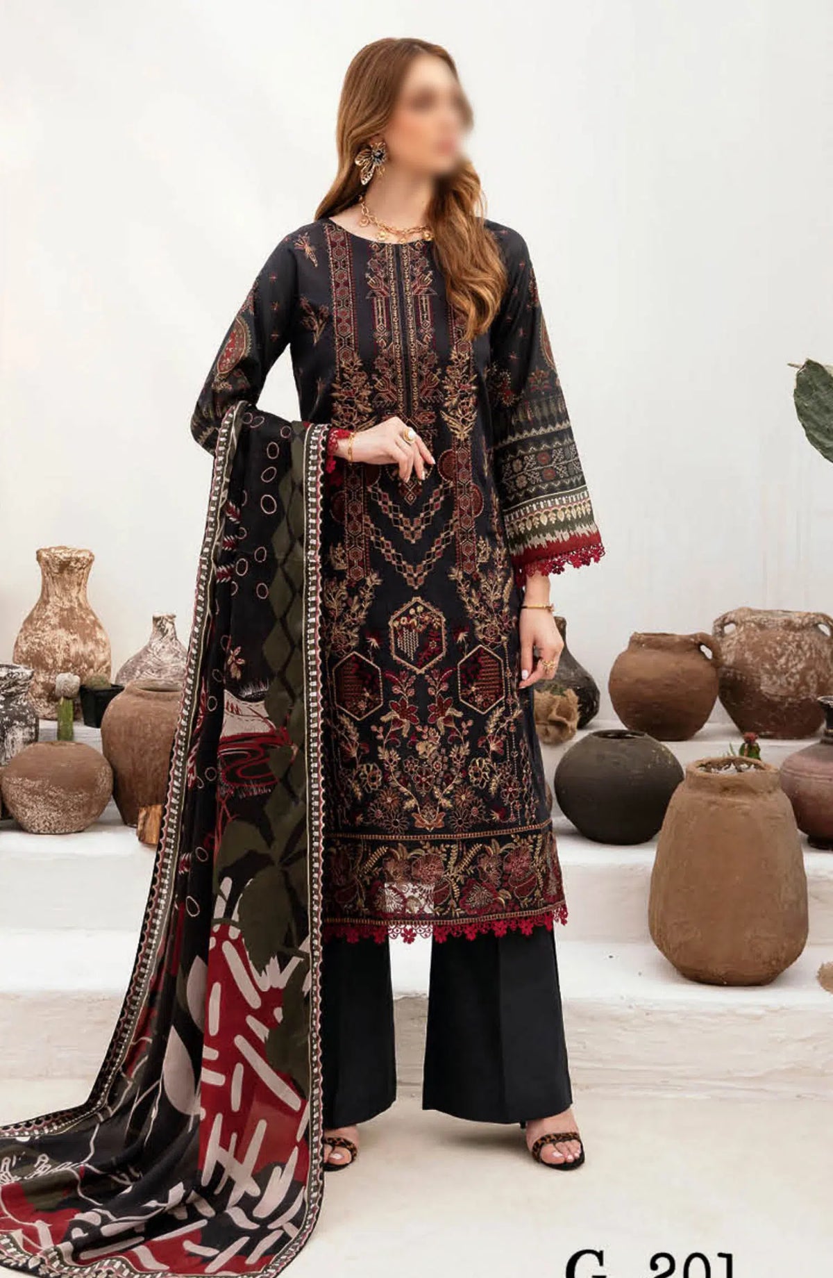 Ramsha Ghazal Luxury Lawn Collection Vol 02 - G 201