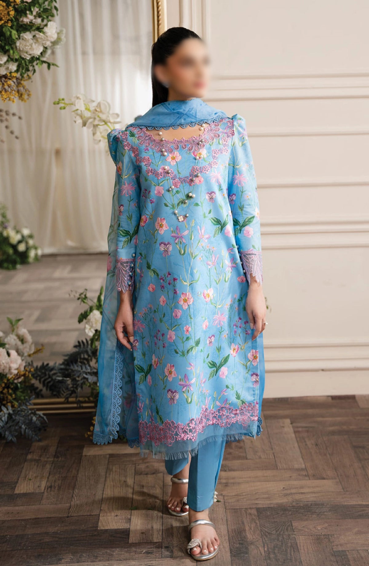 RangRasiya Lifestyle Embroidered Edit - Gardenia