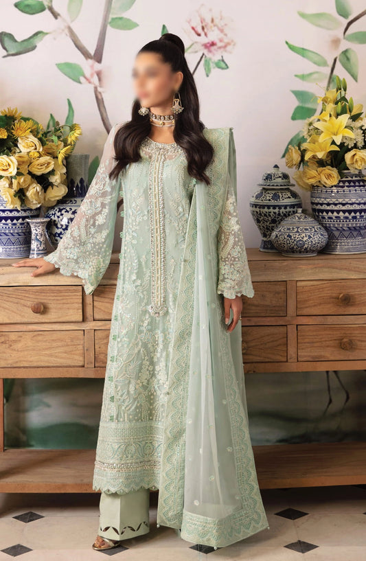 Gulaal - Unstitched Embroidered Chiffon Collection - GL-EC-24V2-02 Jade