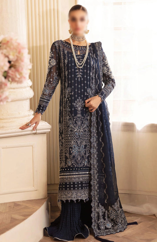 Gulaal - Unstitched Embroidered Chiffon Collection - GL-EC-24V2-03 Evara