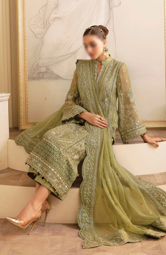 Gulaal - Unstitched Embroidered Chiffon Collection - GL-EC-24V2-05 Almendra