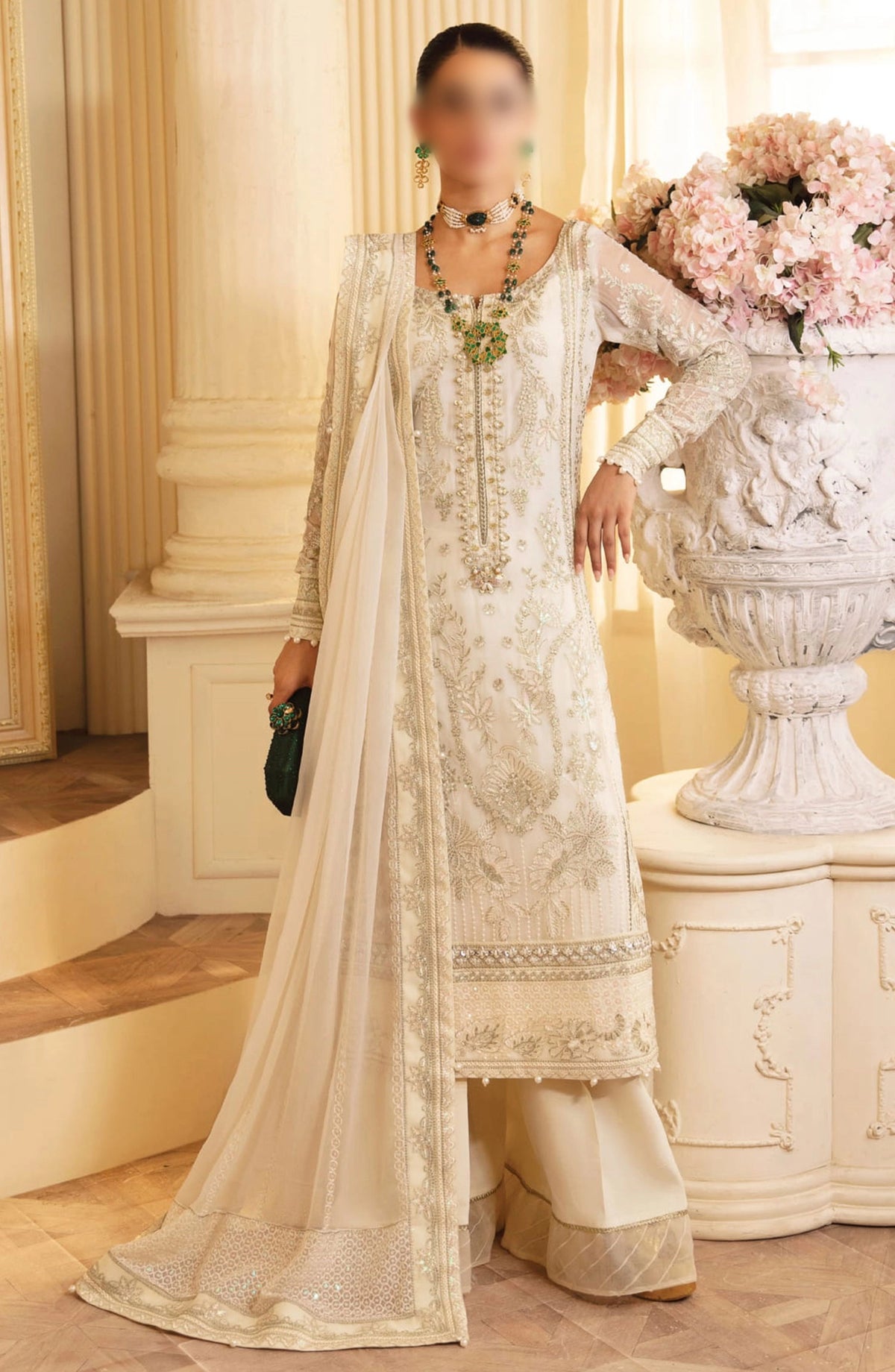 Gulaal - Unstitched Embroidered Chiffon Collection - GL-EC-24V2-06 Delphine