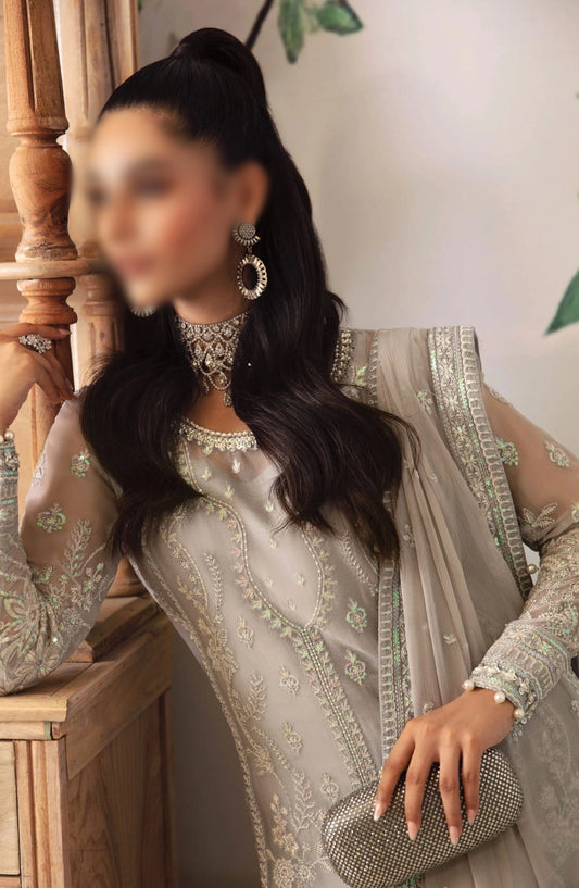 Gulaal - Unstitched Embroidered Chiffon Collection - GL-EC-24V2-08 Aubrey
