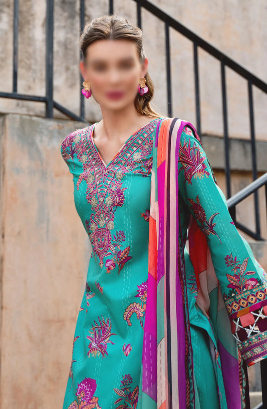 Gulaal The Enchanted Garden Lawn Collection Vol 02 - GL-L-24-V2-01  ALMERIA