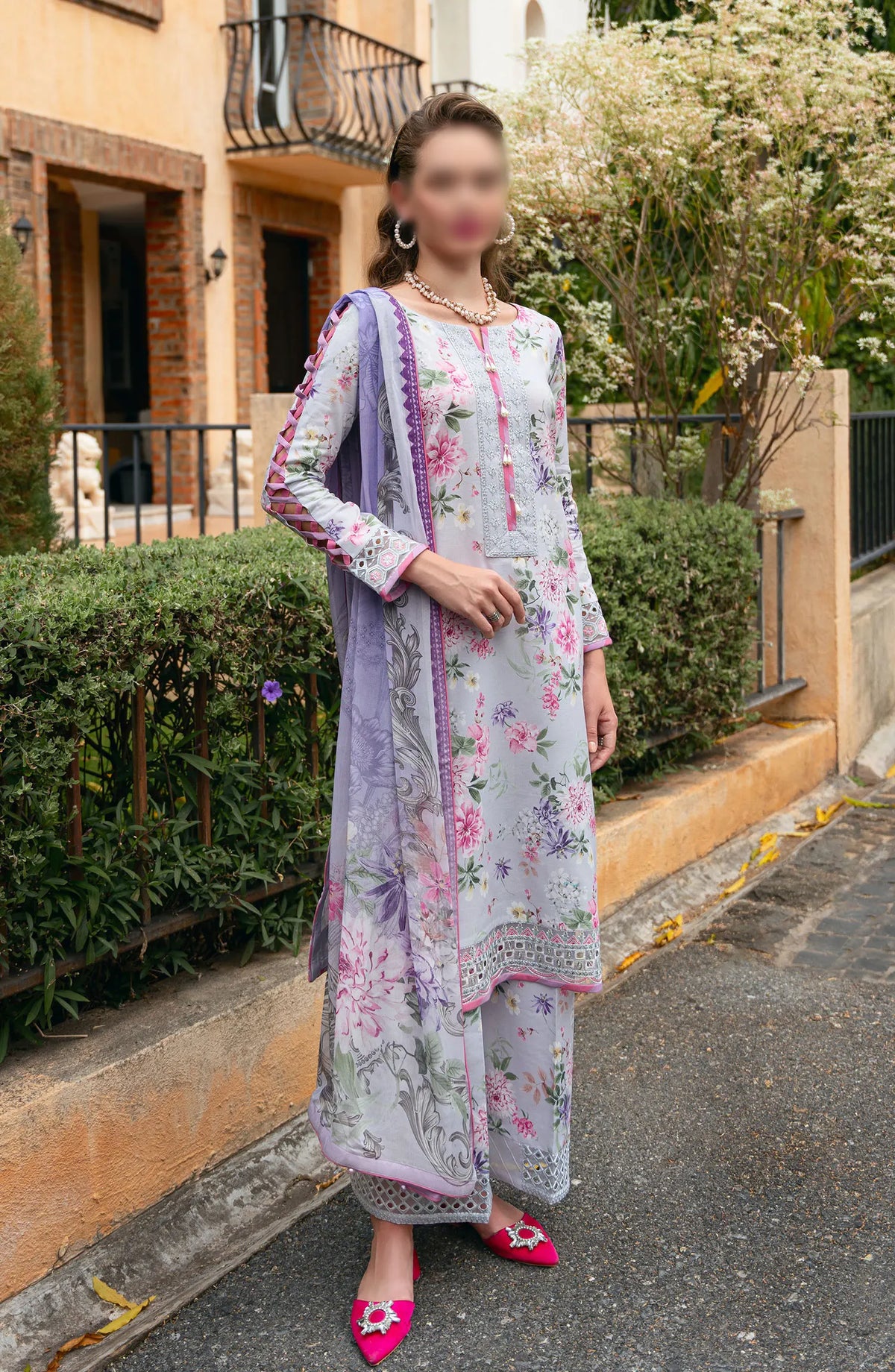 Gulaal The Enchanted Garden Lawn Collection Vol 02 - GL-L-24-V2-03 VIOLETTE