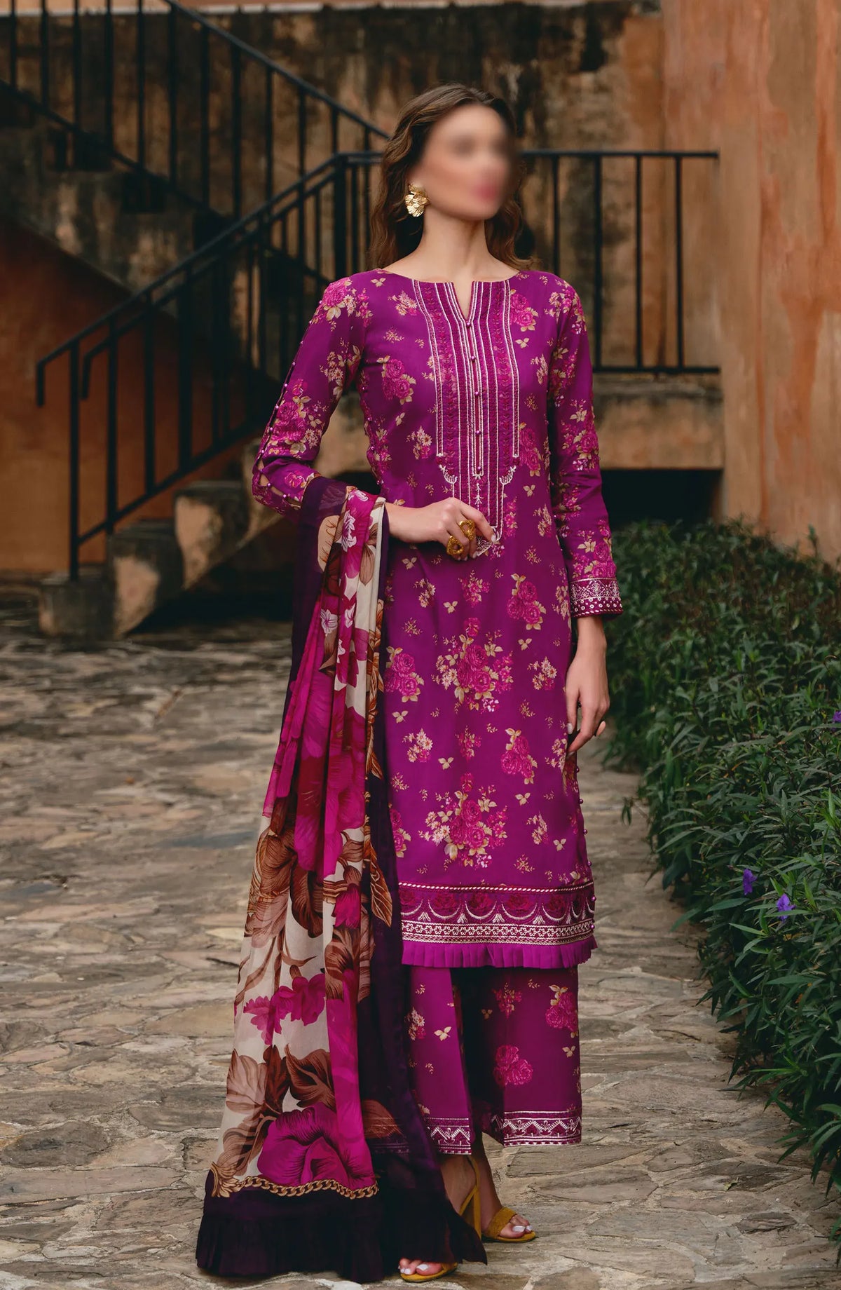 Gulaal The Enchanted Garden Lawn Collection Vol 02 - GL-L-24-V2-04 VIENNE