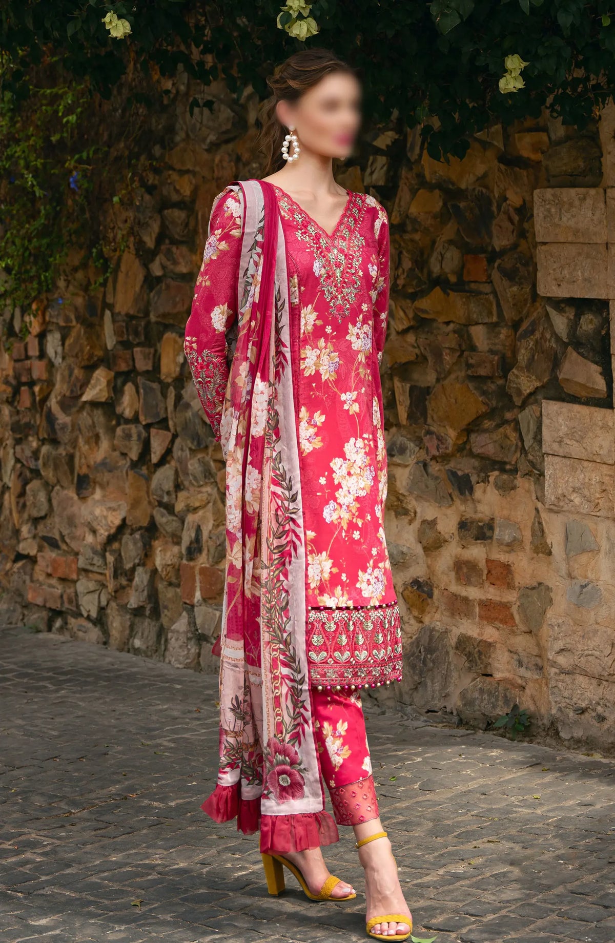 Gulaal The Enchanted Garden Lawn Collection Vol 02 - GL-L-24-V2-06  MARBELLA