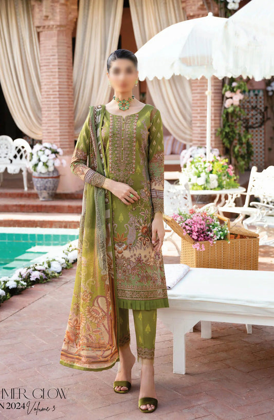 Gulaal Summer Glow Lawn Collection Vol 03 - GL-L-24V3-04 ALICIA