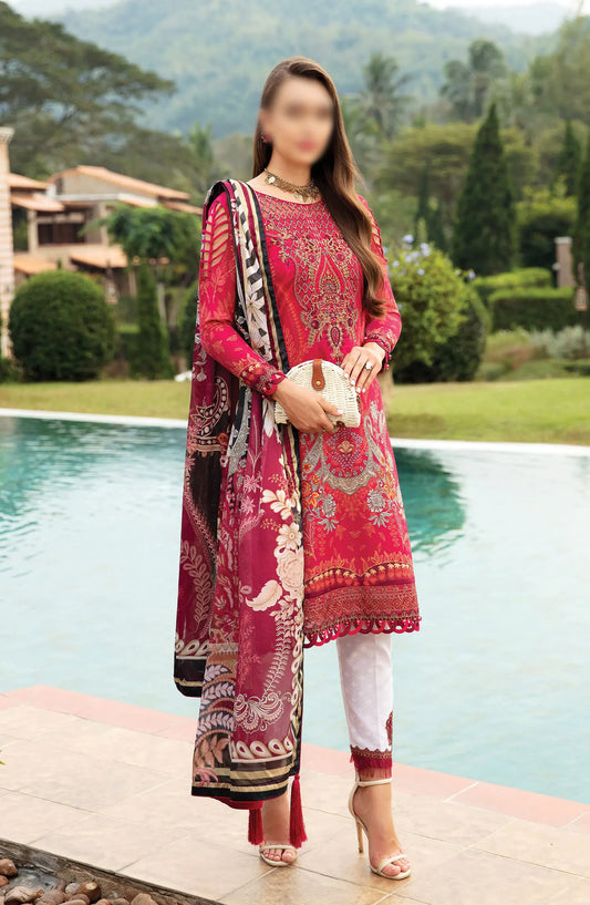 Springtime Ballet Gulaal Lawn  2024 - Volume 1 - GL 24 V1 04 CHERIE