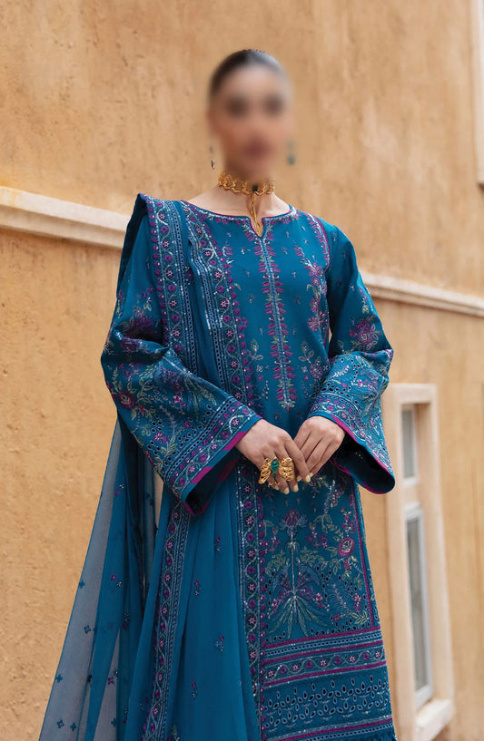 Gulaal Luxury Lawn Collection 2024 - GL 24 V1 04 FELICIA