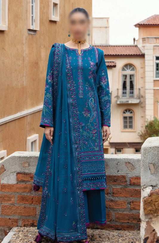 Gulaal Luxury Lawn Collection 2024 - GL 24 V1 04 FELICIA