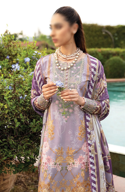 Springtime Ballet Gulaal Lawn  2024 - Volume 1 - GL 24 V1 05 LAVANDE