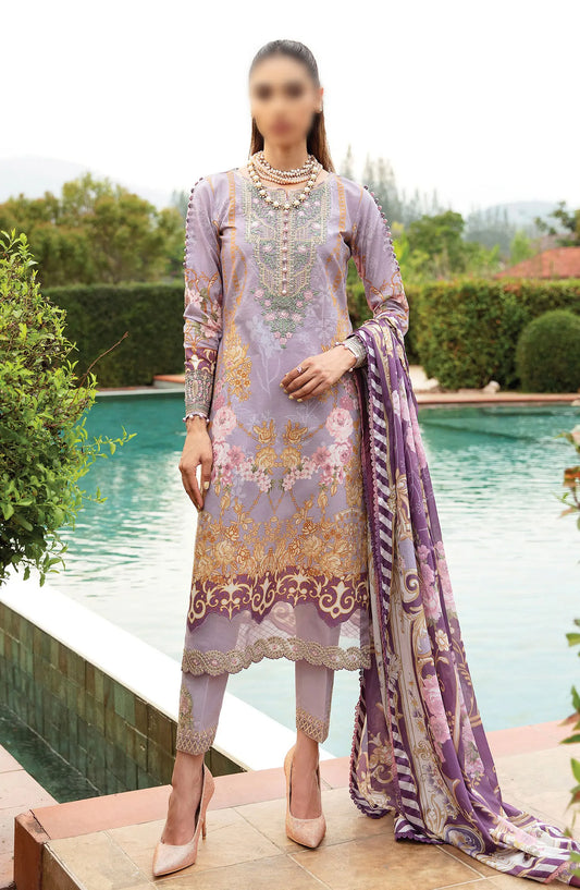 Springtime Ballet Gulaal Lawn  2024 - Volume 1 - GL 24 V1 05 LAVANDE