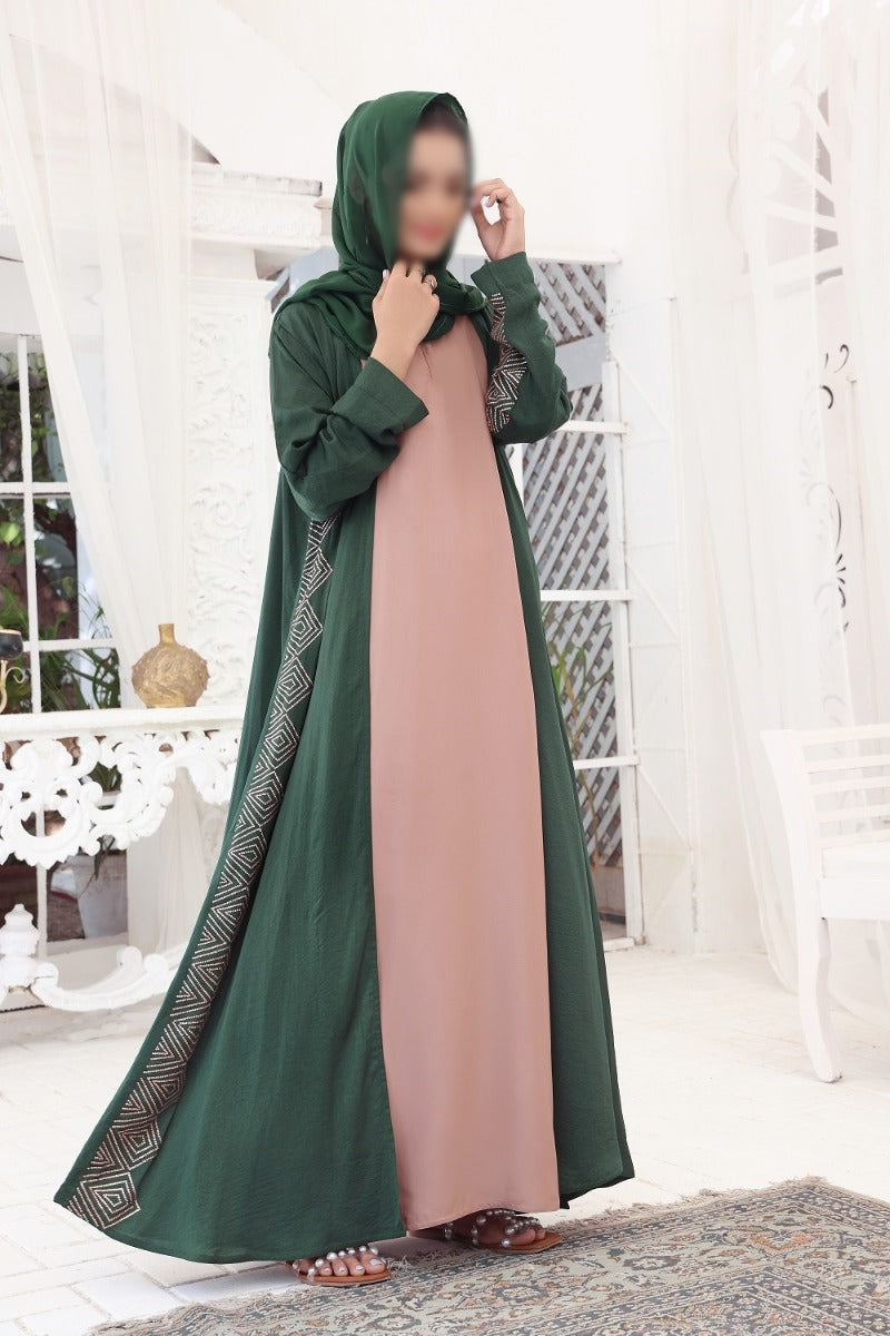 Nayab Abaya Collection Vol 11 by Amna khadija Green Magic