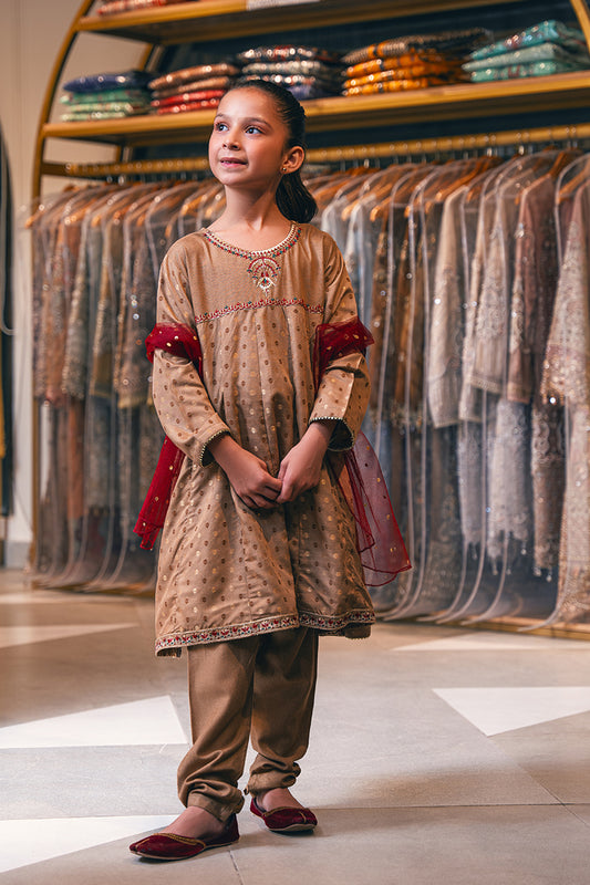 Gurya's Shopping Time Embroidered Stitched Kids Collection 2023 - GSTC 04