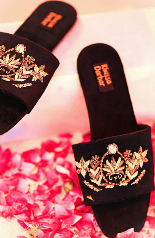 Khussa Darbar Fastive Style Slipper Halwa