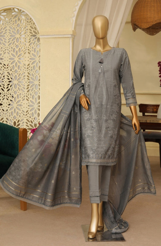 HJ 01 A Damask Cotton Denim Jacquard RTW Collection By HZ