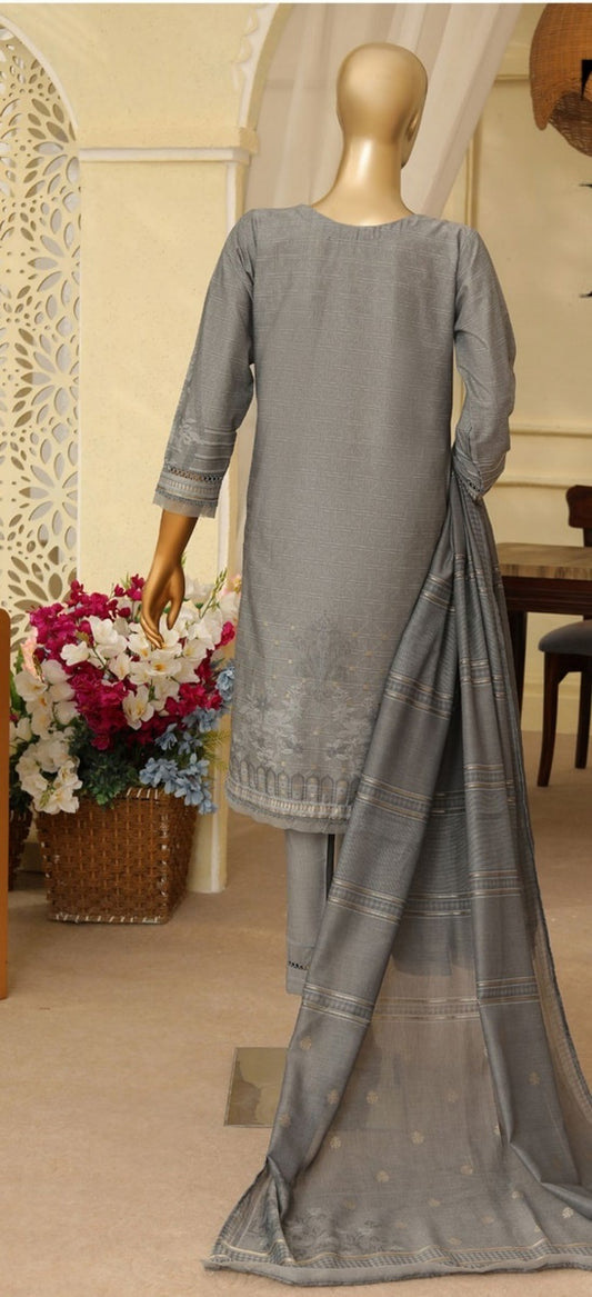 HJ 01 A Damask Cotton Denim Jacquard RTW Collection By HZ