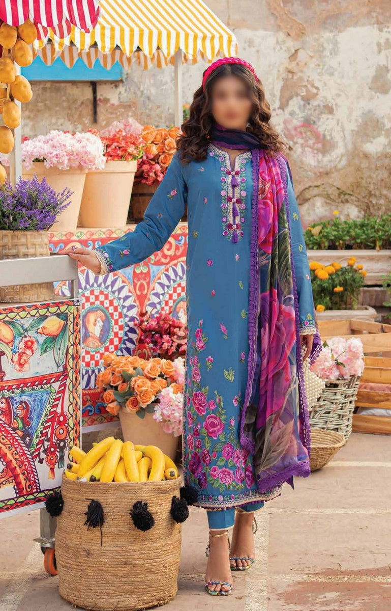 HML 1A MILANA MUSHQ TESORO HEMLINE Spring Summer 2023 Unstitched Collection