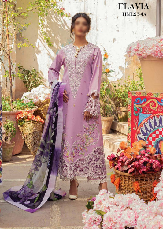HML 4A FLAVIA MUSHQ TESORO HEMLINE Spring Summer 2023 Unstitched Collection